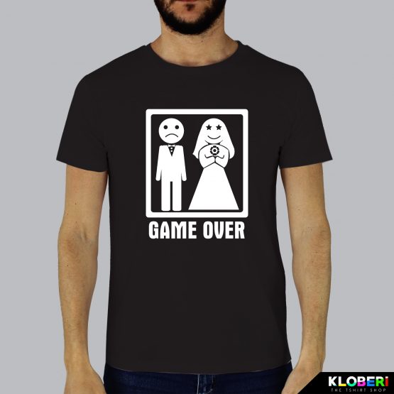 T-shirt uomo | Matrimonio: Game over nero