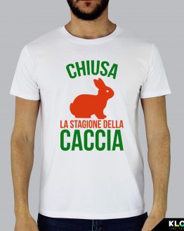 T-shirt uomo | Matrimonio: Stagione della caccia bianco