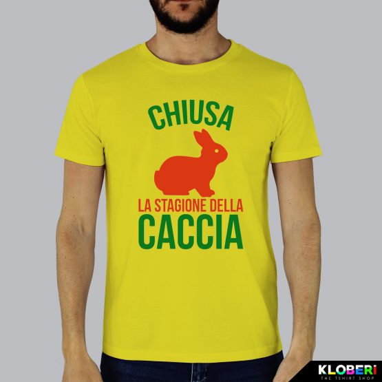 T-shirt uomo | Matrimonio: Stagione della caccia giallo