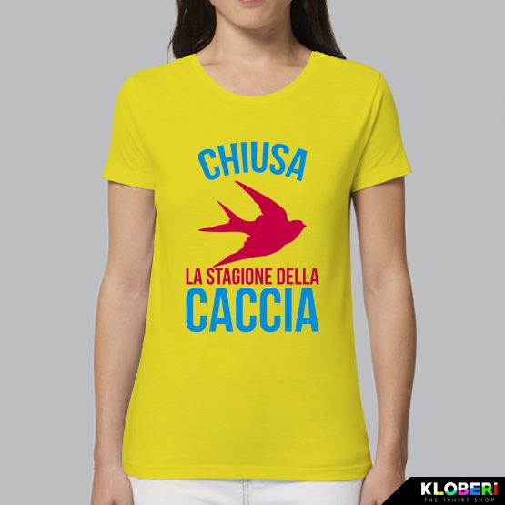 T-shirt donna | Matrimonio: Stagione della caccia giallo