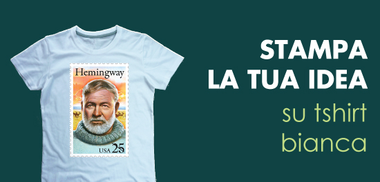 tshirt bianca con stampa