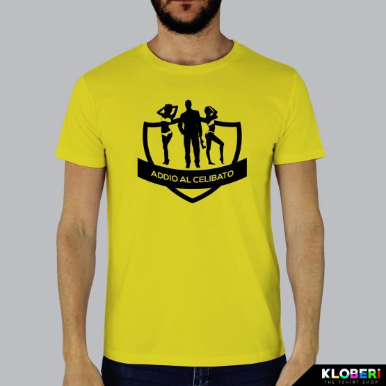 T-shirt uomo | Addio al celibato giallo