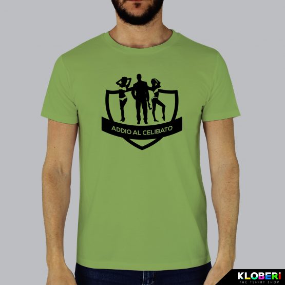 T-shirt uomo | Addio al celibato verde acido