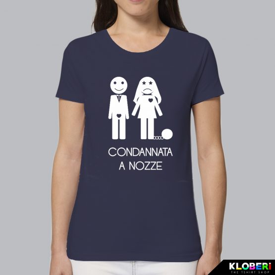 T-shirt donna | Condannata a nozze blu