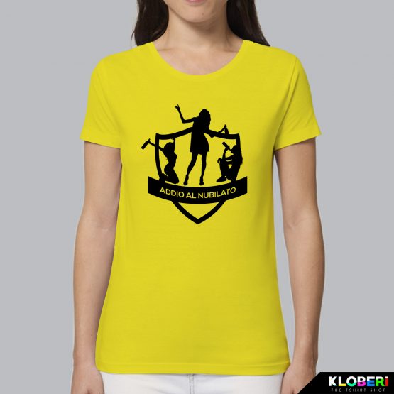 T-shirt donna | Addio al nubilato giallo