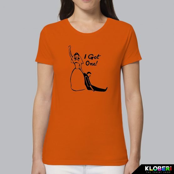 T-shirt donna | Matrimonio: I got one! arancio