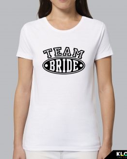 T-shirt donna | Matrimonio: Team Bride bianco