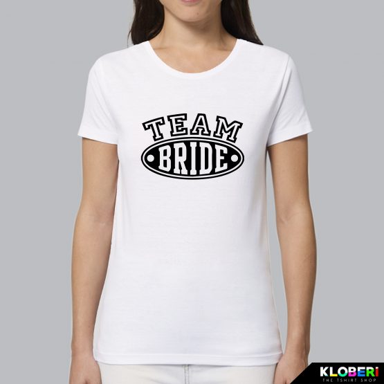 T-shirt donna | Matrimonio: Team Bride bianco