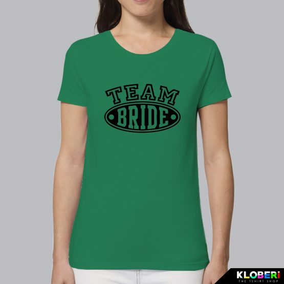 T-shirt donna | Matrimonio: Team Bride verde