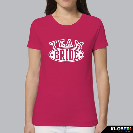 T-shirt donna | Matrimonio: Team Bride rosa