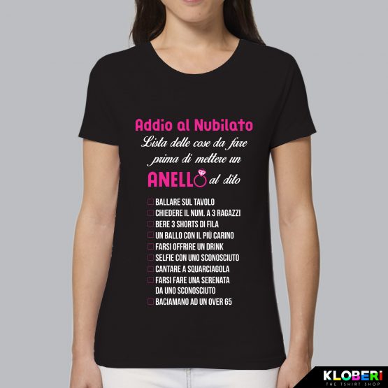 T-shirt donna | Lista di cose da fare prima di sposarsi neroi