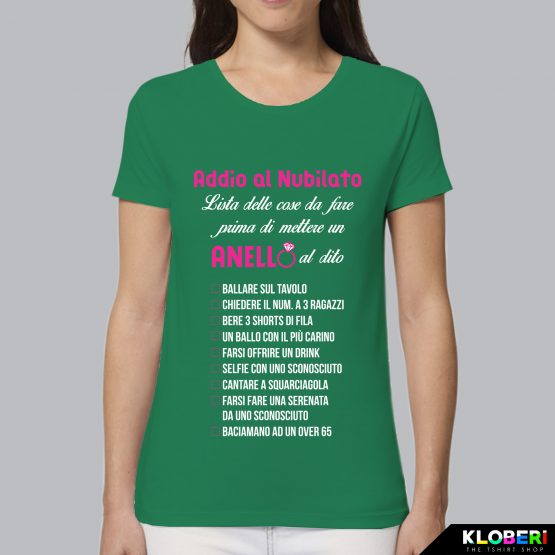 T-shirt donna | Lista di cose da fare prima di sposarsi verde