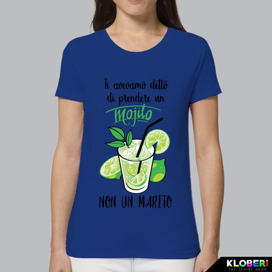 T-shirt donna | Matrimonio: Mojito non marito royal