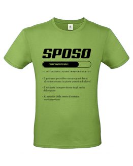 T-shirt uomo | Matrimonio: Caricamento sposo