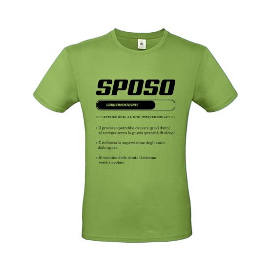 T-shirt uomo | Matrimonio: Caricamento sposo