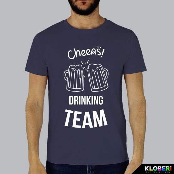 T-shirt uomo | Drinking team navy