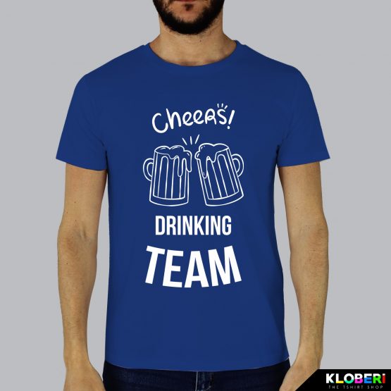 T-shirt uomo | Drinking team royal