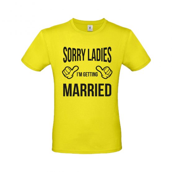 T-shirt uomo | Matrimonio: Sorry Ladies