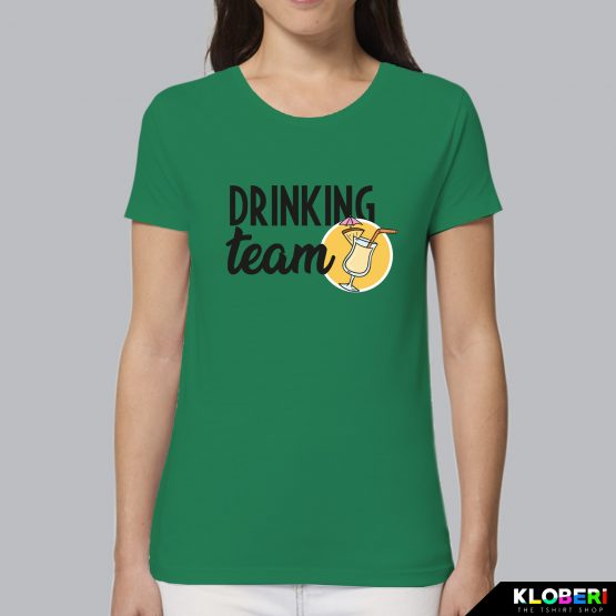 T-shirt donna | Drinking team verde