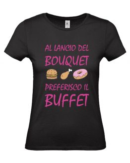 T-shirt donna | Matrimonio: Preferisco il buffet