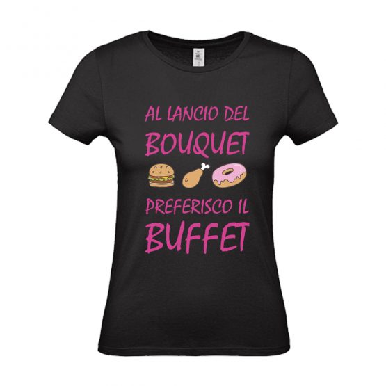 T-shirt donna | Matrimonio: Preferisco il buffet