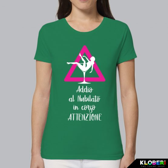 T-shirt donna | Addio al nubilato in corso verde