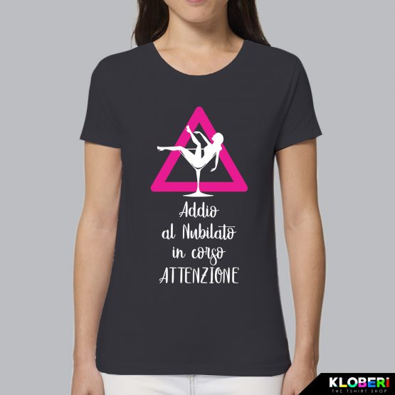 T-shirt donna | Addio al nubilato in corso grigio