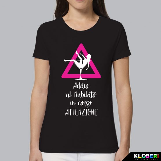 T-shirt donna | Addio al nubilato in corso nero