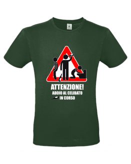 T-shirt uomo | Matrimonio: Attenzione celibato