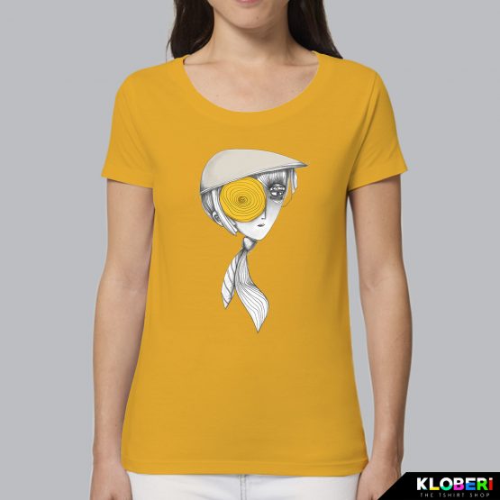 T-shirt da donna indossata giallo | Man | Stefania Albertino