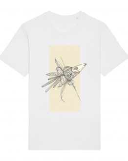 T-shirt da uomo | Flower fish | Stefania Albertino