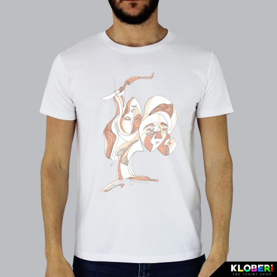 T-shirt da uomo indossata | Ghosts | Stefania Albertino