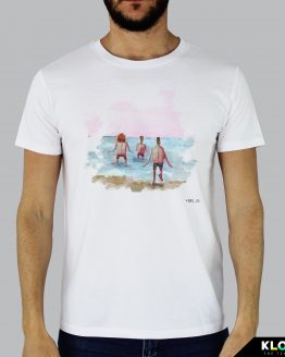 T-shirt da uomo indossata | Mare | Edoardo Gamba