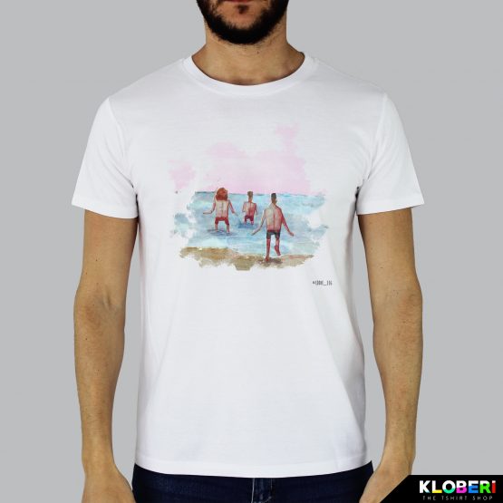 T-shirt da uomo indossata | Mare | Edoardo Gamba