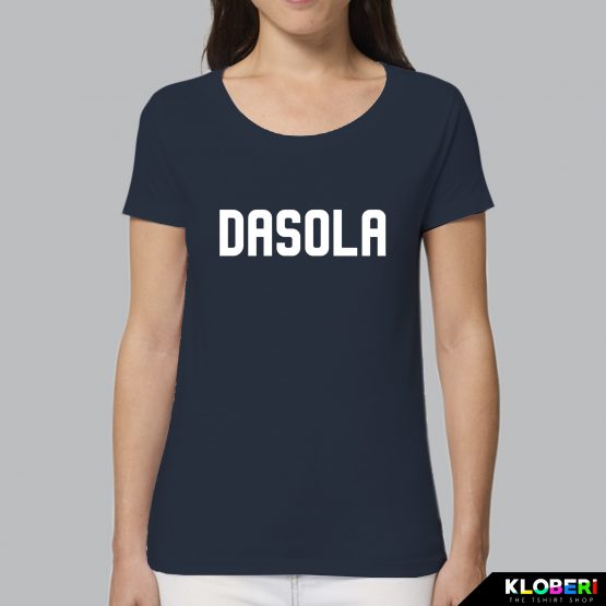 T-shirt da donna indossata | Dasola Navy blue