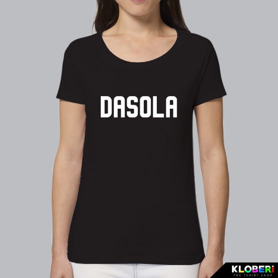 T-shirt da donna indossata | Dasola Nero