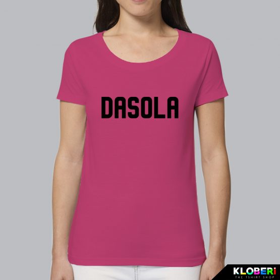 T-shirt da donna indossata | Dasola Raspberry