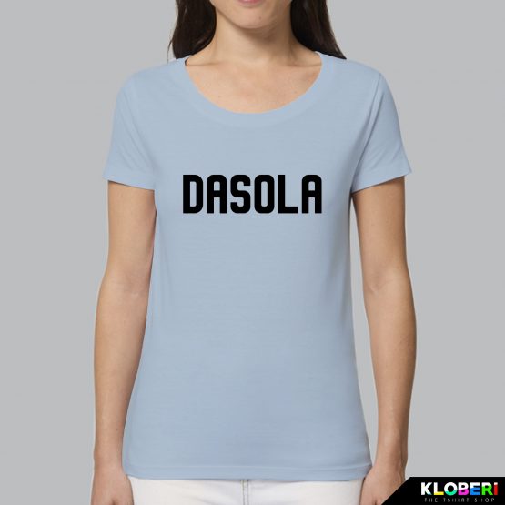 T-shirt da donna indossata | Dasola Sky blue