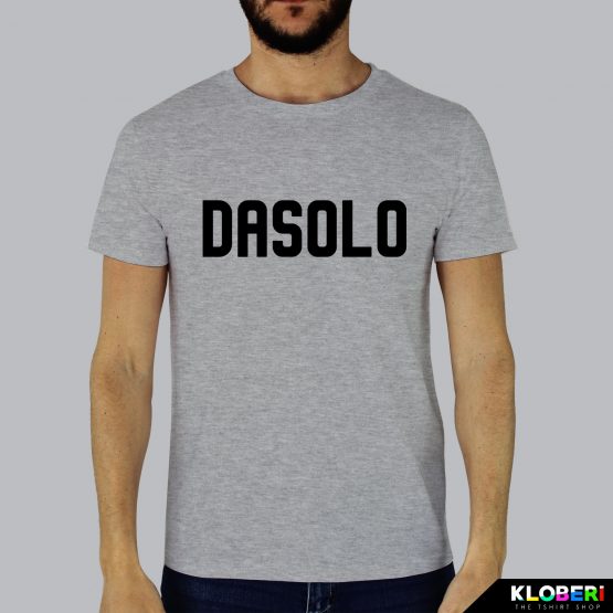 T-shirt da uomo indossata | Dasolo Grigio melange