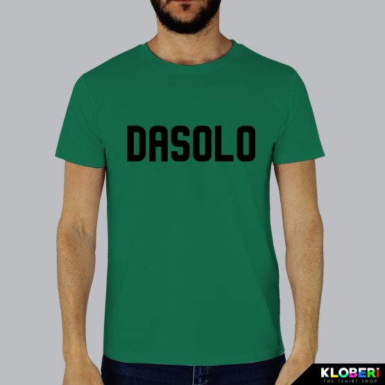 T-shirt da uomo indossata | Dasolo Verde