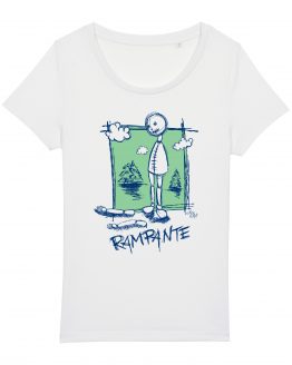 T-shirt da donna | Rampante Blu | AryArt