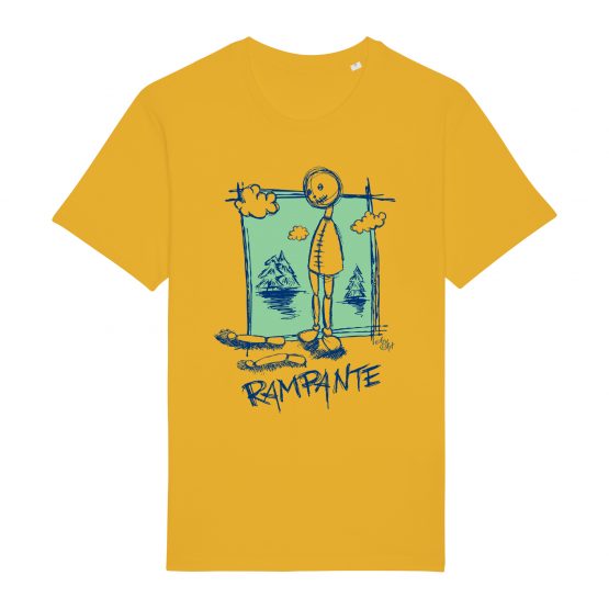 T-shirt da uomo | Rampante Blu | AryArt