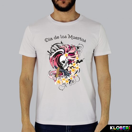 T-shirt da uomo indossata | Revolver Vintage White | AryArt