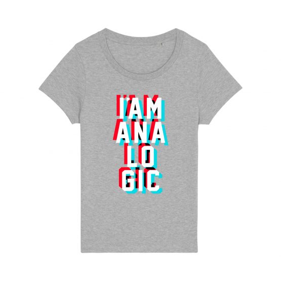 T-shirt da donna | Analogic Grigio Melange | Fermoaguardare