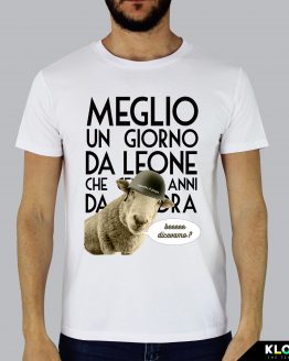 T-shirt da uomo indossata | Un giorno da leoni | Fermoaguardare