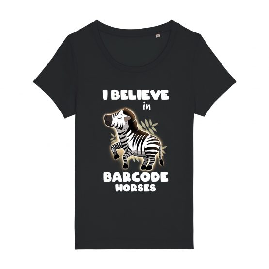 T-shirt da donna | Barcode horse | Lambo design