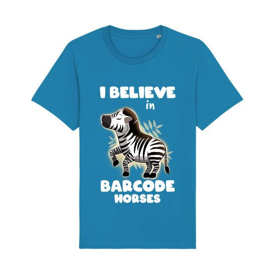 T-shirt da uomo | Barcode horse | Lambo design