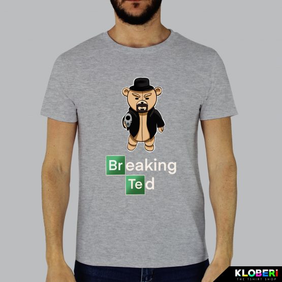 T-shirt da uomo indossata | Breaking Ted melange | Lambo design