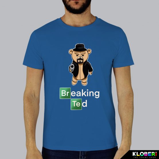 T-shirt da uomo indossata | Breaking Ted royal | Lambo design