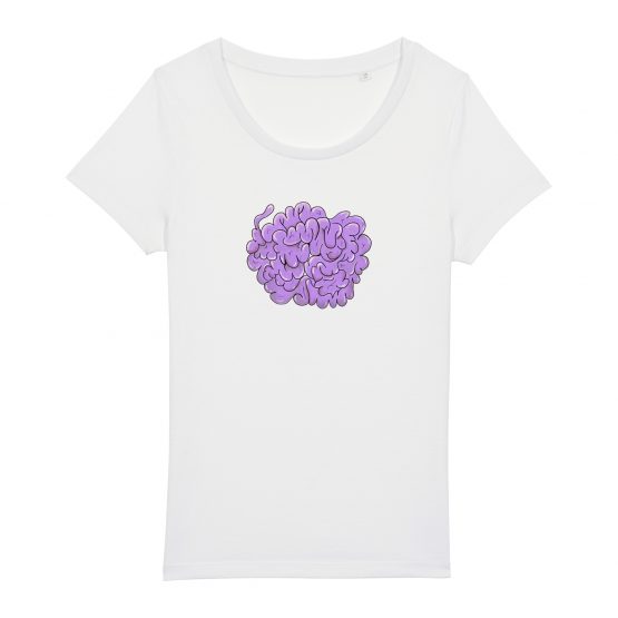 T-shirt da donna | Lilla brain | Martina Meduri